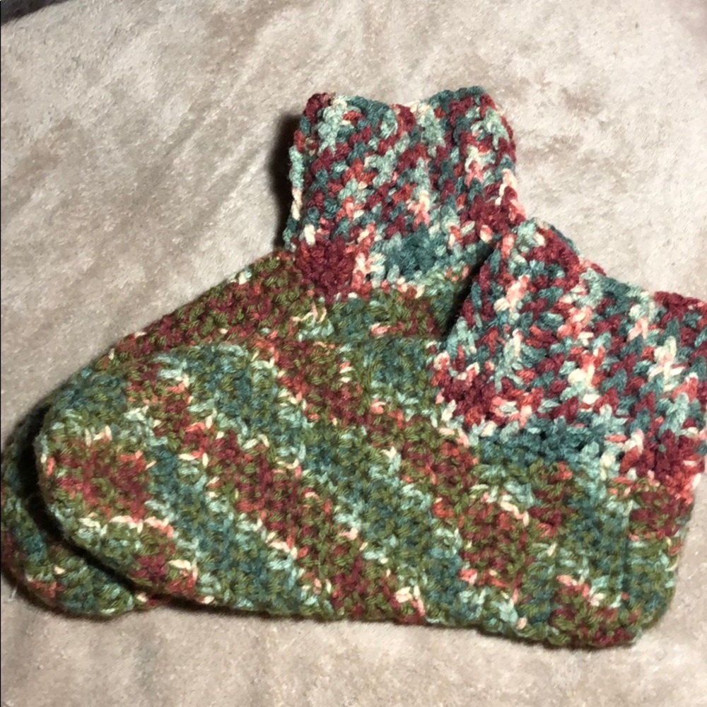 XL Men’s crochet slippers